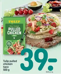 REMA 1000 Tulip pulled chicken taco 500 g tilbud