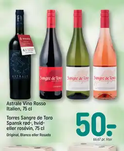 REMA 1000 Astrale Vino Rosso Italien, 75 cl tilbud