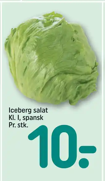 REMA 1000 Iceberg salat Kl. I, spansk Pr. stk tilbud