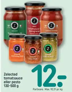 REMA 1000 Zelected tomatsauce eller pesto 130-500 g tilbud