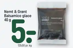 REMA 1000 Nemt & Grønt Balsamico glace 40 g tilbud