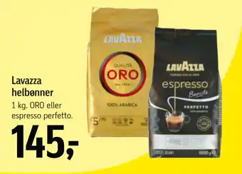 Føtex Lavazza helbønner tilbud