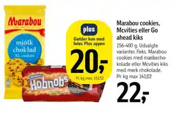 Føtex Marabou cookies, Mcvities eller Go ahead kiks tilbud