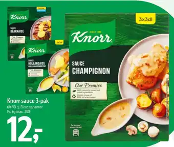 Føtex Knorr sauce 3-pak tilbud