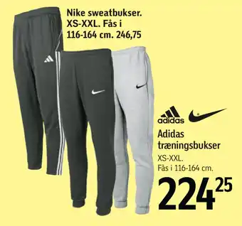 Føtex Nike sweatbukser tilbud