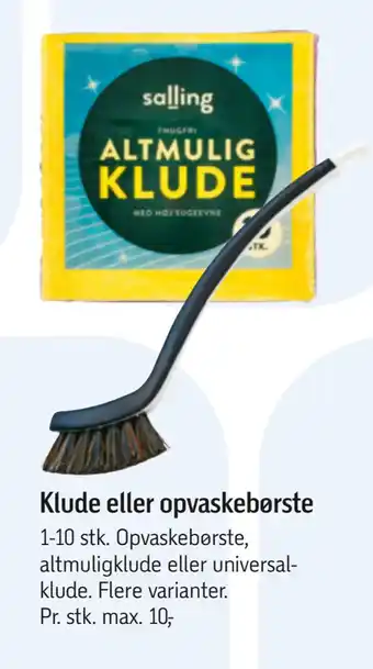 Føtex Klude eller opvaskebørste tilbud