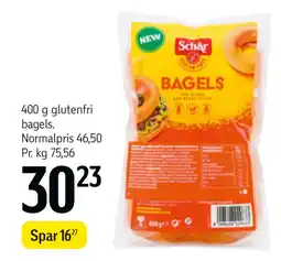 Føtex 400 g glutenfri bagels tilbud