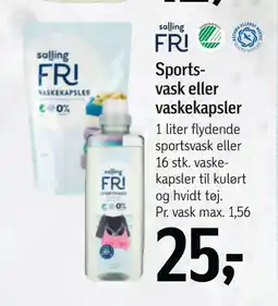 Føtex Sportsvask eller vaskekapsler tilbud