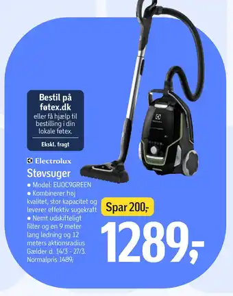 Føtex Støvsuger tilbud