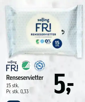 Føtex Renseservietter tilbud