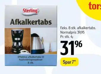 Føtex 8 stk. afkalkertabs tilbud