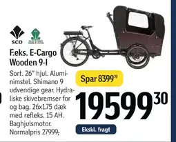 Føtex E-Cargo Wooden 9-I tilbud