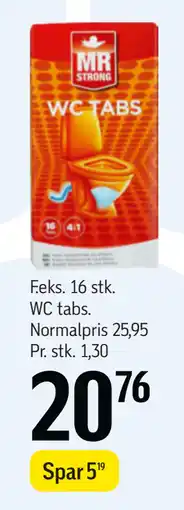 Føtex 16 stk. WC tabs tilbud