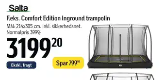 Føtex Comfort Edition Inground trampolin tilbud