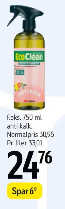 Føtex 750 ml anti kalk tilbud