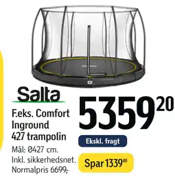 Føtex Comfort Inground 427 trampolin tilbud