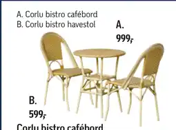 Føtex Corlu bistro havestol tilbud