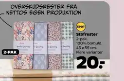 Netto Stofrester 2-pak. tilbud