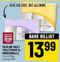 Løvbjerg SILKLINE DAILY TOILETPAPIR EL. KØKKENRULLE tilbud