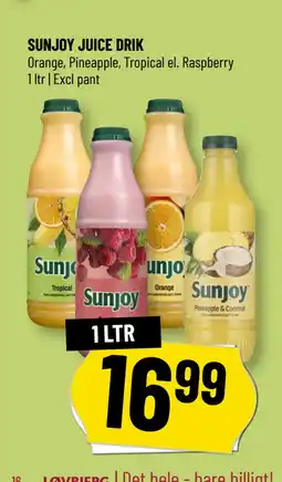 Løvbjerg SUNJOY JUICE DRIK tilbud