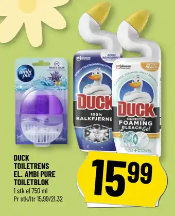 Løvbjerg DUCK TOILETRENS EL. AMBI PURE TOILETBLOK tilbud