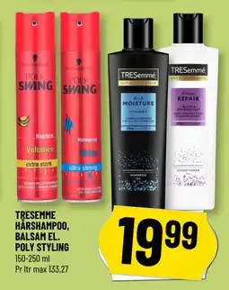 Løvbjerg TRESEMME HÅRSHAMPOO, BALSAM EL. POLY STYLING tilbud