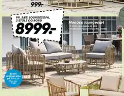 Bilka Monaco loungesæt tilbud