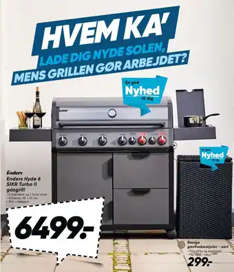 Bilka Enders Hyde 6 SIKR Turbo II gasgrill tilbud