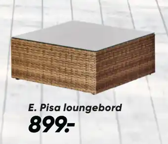 Bilka Pisa loungebord tilbud