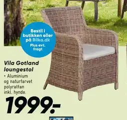 Bilka Vila Gotland loungestol tilbud