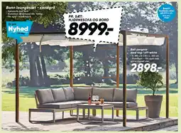 Bilka Bali pergola med tag i off-white tilbud