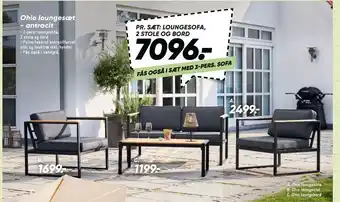 Bilka Ohio loungesofa tilbud