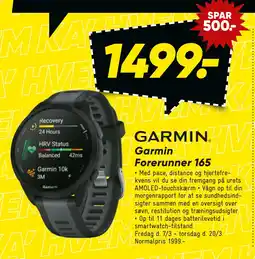 Bilka Garmin Forerunner 165 tilbud