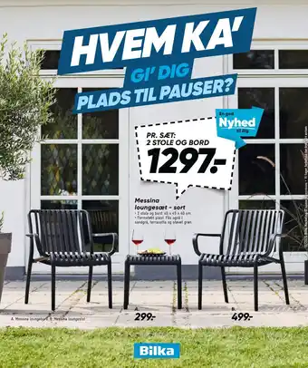 Bilka Messina loungestol tilbud