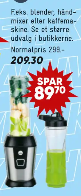 Bilka blender, håndmixer eller kaffemaskine tilbud