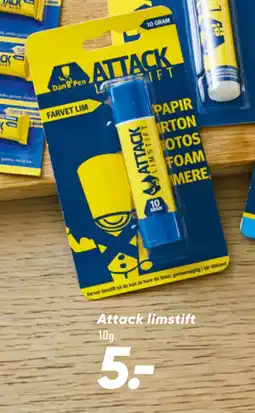 Bilka Attack limstift tilbud