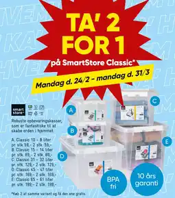 Bilka TA’ 2 FOR 1 på SmartStore Classic tilbud