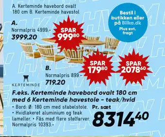 Bilka B. Kerteminde havestol tilbud