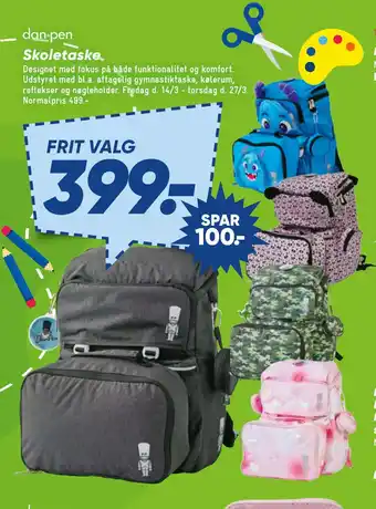 Bilka Skoletaske tilbud