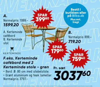 Bilka B. Kerteminde stol tilbud