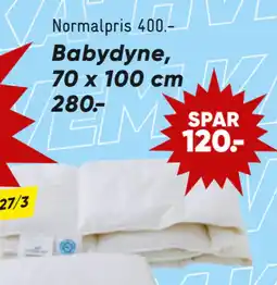 Bilka Babydyne, 70 x 100 cm tilbud