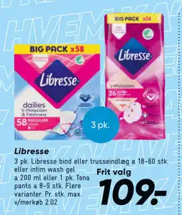 Bilka Libresse tilbud