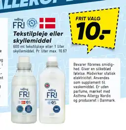 Bilka Tekstilpleje eller skyllemiddel tilbud