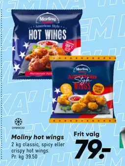 Bilka Moliny hot wings tilbud