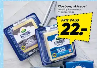 Bilka Klovborg skiveost tilbud