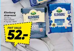 Bilka Klovborg skæreost tilbud