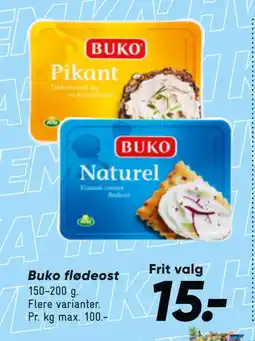 Bilka Buko flødeost tilbud