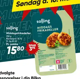 Bilka Middagsfrikadeller tilbud