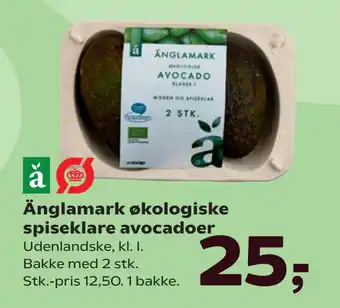 SuperBrugsen Änglamark økologiske spiseklare avocadoer tilbud