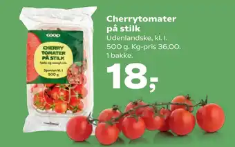 Kvickly Cherrytomater på stilk tilbud